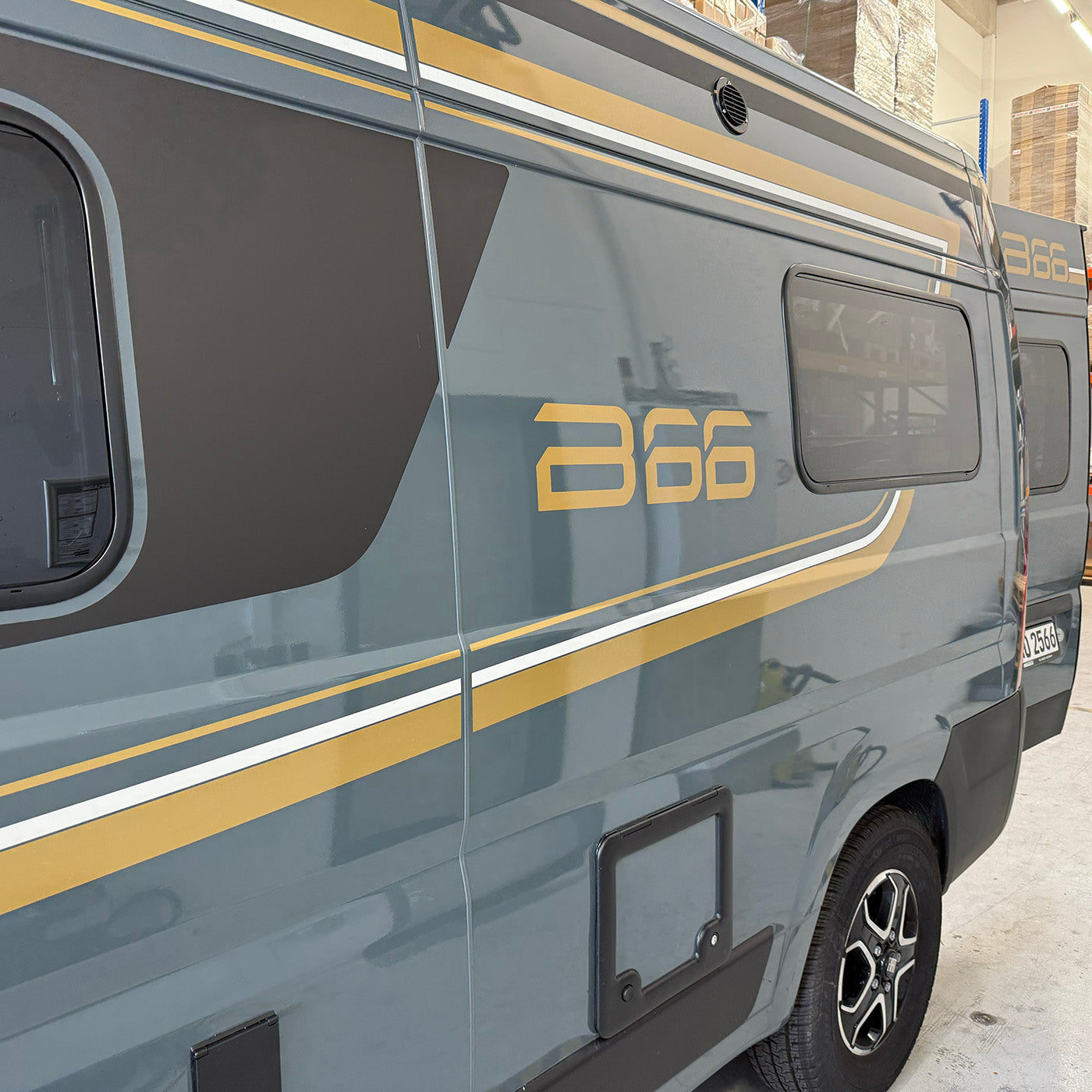 Bagudtræk til Bürstner Campeo "B66" | Tungere træk euroboxoptimeret