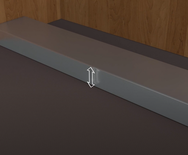 Dimensione verticale dal bordo superiore del canale fino al pavimento.