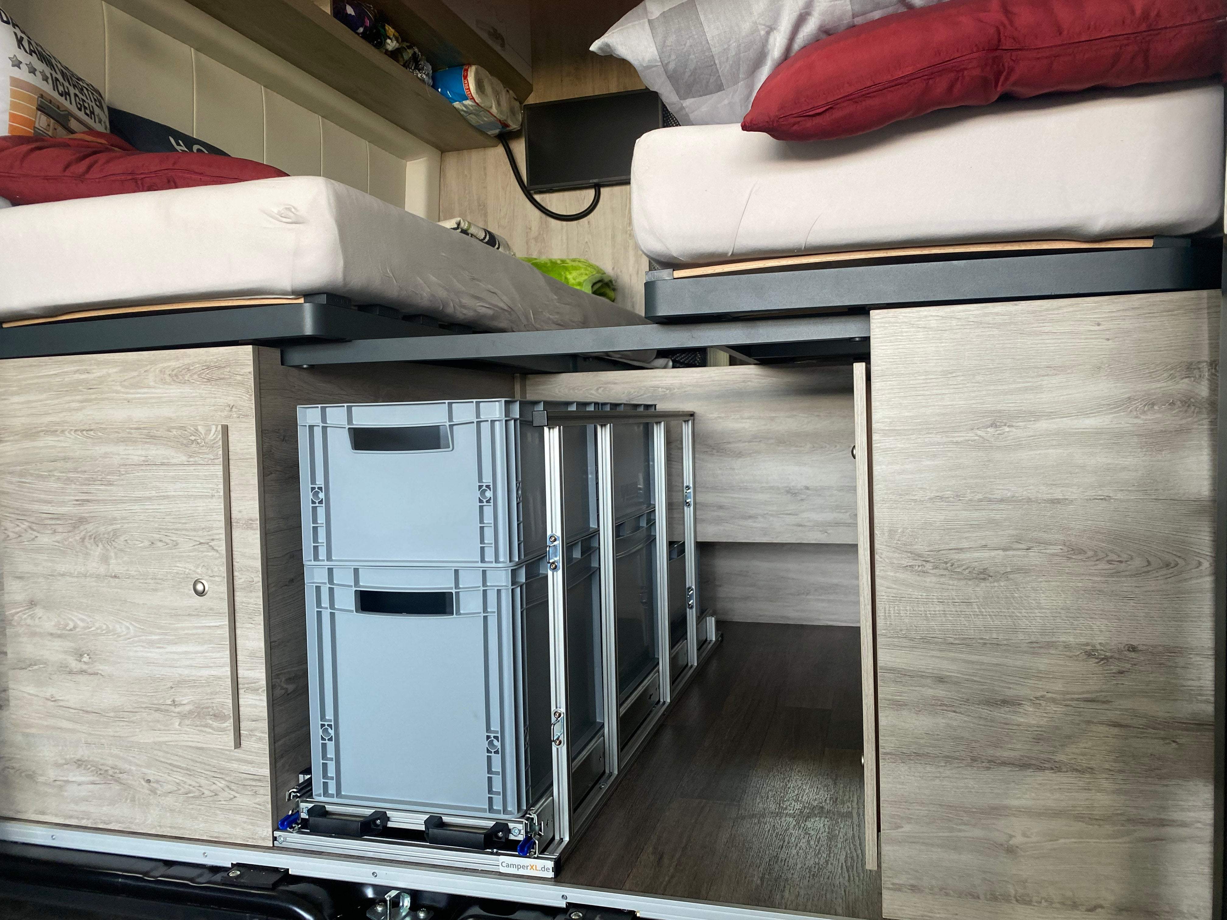 Estrattore posteriore Camper Kastenwagen Standard 1200mm x 400mm