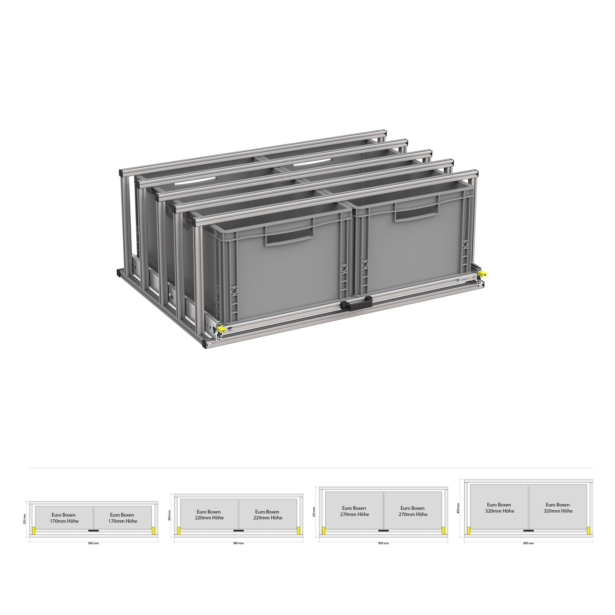Heckauszug mit Ablage